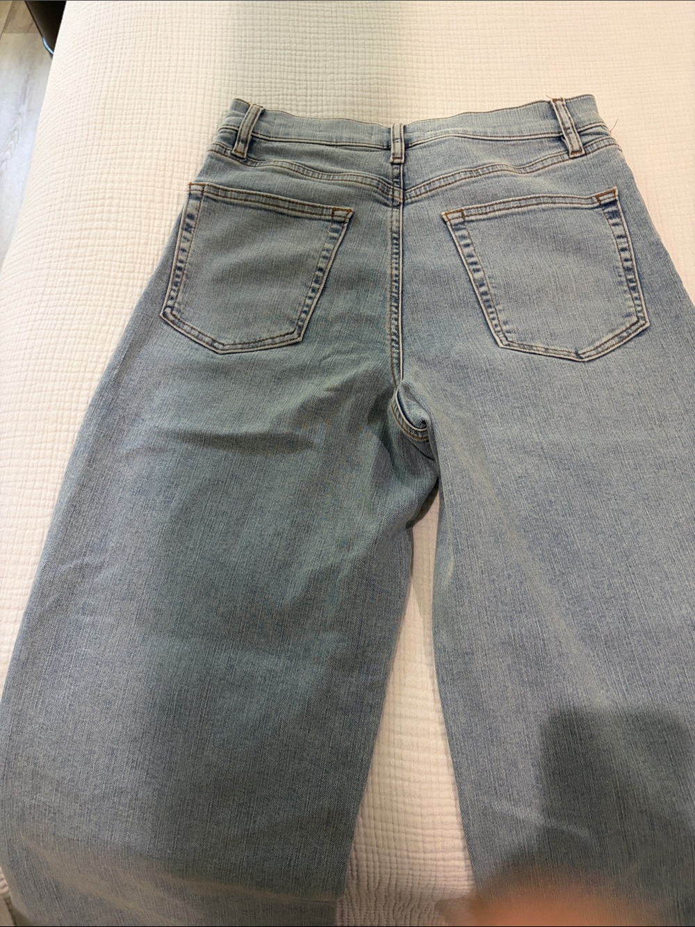 Frame Denim Light Blue Flare Jeans La slim palazzo - Picture 7 of 7